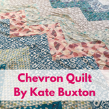 Easy Peasy Chevron Quilt by Kate Buxton