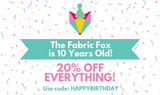10 Year Birthday Discount | 20% Off Everything!