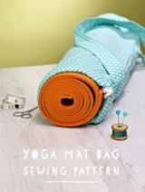 Yoga Mat Bag Sewing Tutorial from Mollie Makes