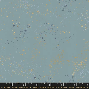 Speckled Soft Blue from the Speckled quilting fabric collection by Ruby Star Society. 100% cotton quilting fabric, ideal for quilting, patchwork and dressmaking RS5027-48M