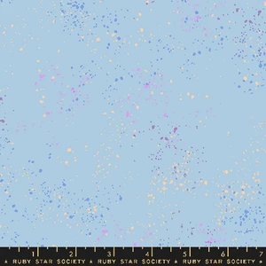 Speckled Water Blue from the Speckled quilting fabric collection designed by Rashida Coleman-Hale for Ruby Star Society. 100% cotton quilting fabric, ideal for quilting, patchwork and dressmaking RS5027-125