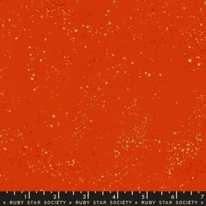 Speckled Warm Red from the Speckled quilting fabric collection by Ruby Star Society. 100% cotton quilting fabric, ideal for quilting, patchwork and dressmaking RS5027-35M