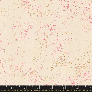Speckled Neon Pink from the Speckled quilting fabric collection by Ruby Star Society. 100% cotton quilting fabric, ideal for quilting, patchwork and dressmaking RS5027-16M