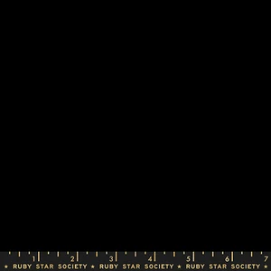 Ruby Star Solids Black from the Ruby Star Solids fabric collection by Ruby Star Society. OEKO-TEX certified 100% quilting cotton, ideal for quilting, patchwork, dressmaking and crafts: RS5500-48