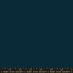 Ruby Star Solids Teal Navy from the Ruby Star Solids fabric collection by Ruby Star Society. OEKO-TEX certified 100% quilting cotton, ideal for quilting, patchwork, dressmaking and crafts: RS5500-25