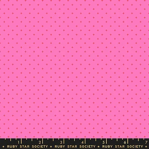 Add It Up Vivid Pink from the Sidekicks fabric collection, designed by Alexia Marcelle Abegg for Ruby Star Society. OEKO-TEX certified 100% quilting cotton, ideal for quilting, patchwork, dressmaking and crafts: RS5218-34