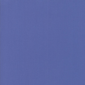 Periwinkle from the Bella Solids collection by Moda Fabrics. 100% Medium Weight Quilting Cotton.