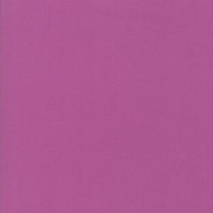 Violet from the Bella Solids collection by Moda Fabrics. 100% Medium Weight Quilting Cotton.
