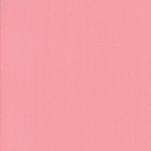 Pink from the Bella Solids collection by Moda Fabrics. 100% Medium Weight Quilting Cotton.
