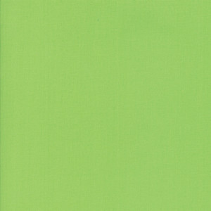 Lime from the Bella Solids collection by Moda Fabrics. 100% Medium Weight Quilting Cotton.