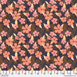 Monica Slate from the Bird Garden quilting fabric collection designed by Mia Charro for FreeSpirit Fabrics. 100% cotton quilting fabric, ideal for quilting, patchwork and dressmaking PWMC066.XSLATE