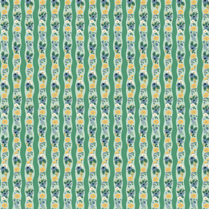 Climbing Roses Mint from the Orchard quilting fabric collection designed by Anna Bond for Rifle Paper Co. 100% cotton quilting fabric, ideal for quilting, patchwork and dressmaking RP1206-MI2