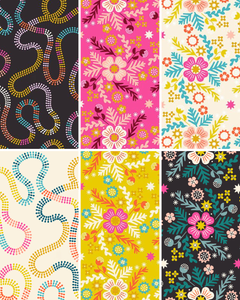 Pivot Fat Quarter Bundle designed by Rashida Coleman-Hale for Ruby Star Society. 100% cotton quilting fabric, ideal for quilting, patchwork and dressmaking