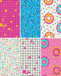 Snack Shack Fat Quarter Bundle designed by Crystal Manning for Moda Fabrics. 100% cotton quilting fabric, ideal for quilting, patchwork and dressmaking