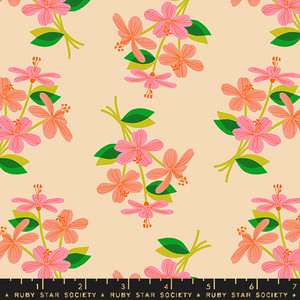 Nosegay Vintage Paper from the Favourite Flowers quilting fabric collection by Ruby Star Society. 100% cotton quilting fabric, ideal for quilting, patchwork and dressmaking RS5144-12