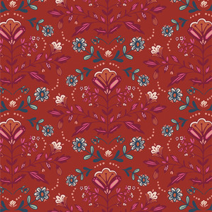 Flower Folklore from the Maven quilting fabric collection design by Maureen Cracknell for Art Gallery Fabrics. 100% cotton quilting fabric, ideal for quilting, patchwork and dressmaking MAV77813