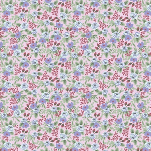 Rosa Lilac from the Easter quilting fabric collection designed by Anna Bond for Rifle Paper Co. 100% cotton quilting fabric, ideal for quilting, patchwork and dressmaking RP305-LI11