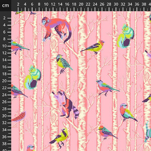 Family Tree Honey from the Full Moon Forest II quilting fabric collection designed by Tula Pink for FreeSpirit Fabrics. 100% cotton quilting fabric, ideal for quilting, patchwork and dressmaking PWTP245.HONEY