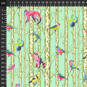 Family Tree Enchanted from the Full Moon Forest II quilting fabric collection designed by Tula Pink for FreeSpirit Fabrics. 100% cotton quilting fabric, ideal for quilting, patchwork and dressmaking PWTP245.ENCHANTED