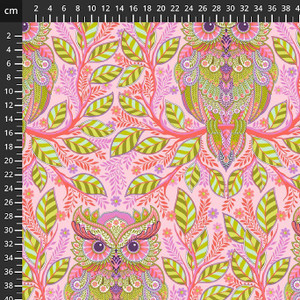 Hootie Patootie Honey from the Full Moon Forest II quilting fabric collection designed by Tula Pink for FreeSpirit Fabrics. 100% cotton quilting fabric, ideal for quilting, patchwork and dressmaking PWTP244.HONEY