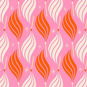 Lit Flamingo from the Trinketry quilting fabric collection designed by Melody Miller for Ruby Star Society. 100% cotton quilting fabric, ideal for quilting, patchwork and dressmaking RS0113-15