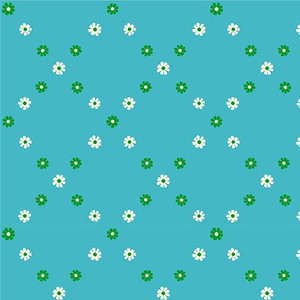 Diamond Flowers Turquoise from the Best Day Ever quilting fabric collection designed by Melody Miller for Ruby Star Society. 100% cotton quilting fabric, ideal for quilting, patchwork and dressmaking RS0107-16