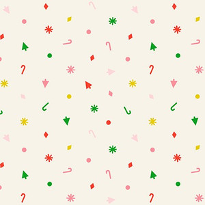 Christmas Confetti Multi from the Merry Happy Christmas quilting fabric collection designed by Kimberly Kight for Ruby Star Society. 100% cotton quilting fabric, ideal for quilting, patchwork and dressmaking RS3103-12