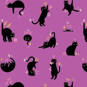 Catwalk Witchy from the Freaky Familiars quilting fabric collection by Ruby Star Society. 100% cotton quilting fabric, ideal for quilting, patchwork and dressmaking RS5193-13