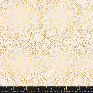 Scribe Shell from the Fire Glow quilting fabric collection designed by Sarah Watts for Ruby Star Society. 100% cotton quilting fabric, ideal for quilting, patchwork and dressmaking RS2137-11M