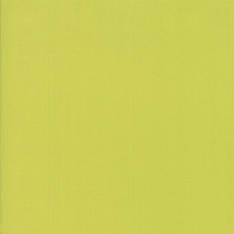 Chartreuse from the Bella Solids collection by Moda Fabrics. 100% Medium Weight Quilting Cotton.