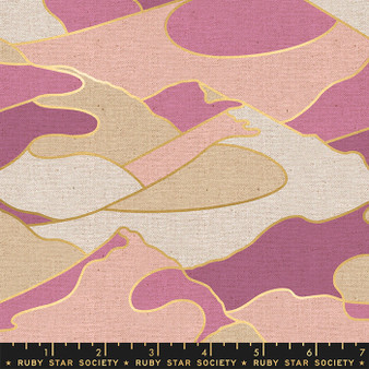 Reign Canvas Lupine from the Reign collection by Ruby Star Society. Cotton/ Linen Canvas