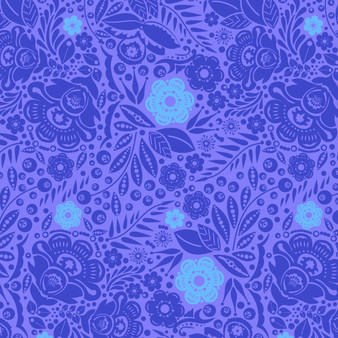 Lace Cobalt from the Love Always, AM quilting fabric collection designed by Anna Maria Horner for FreeSpirit Fabrics. 100% cotton quilting fabric, ideal for quilting, patchwork and dressmaking PWAH132.COBALT