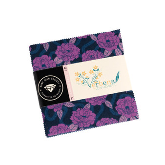 Verbena Charm Pack quilting fabric by Ruby Star Society. 100% cotton quilting fabric, ideal for quilting, patchwork and dressmaking