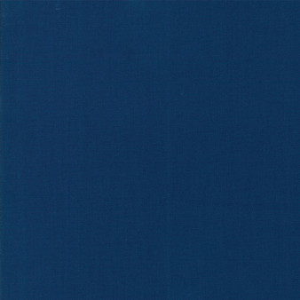 Prussian Blue from the Bella Solids collection by Moda Fabrics. 100% Medium Weight Quilting Cotton.