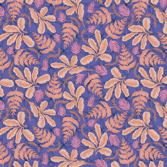 Undergrowth Purple from the Everglade quilting fabric collection designed by Western Wildflower Studio for Paintbrush Studio Fabrics (PBS Fabrics). 100% cotton quilting fabric, ideal for quilting, patchwork and dressmaking 120-24114