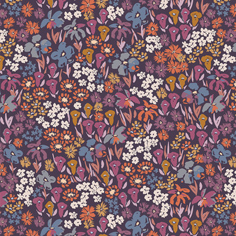 Bloomkind Meadow Dusk from the Dusk Fusion quilting fabric collection designed by AGF Studio for Art Gallery Fabrics. 100% cotton quilting fabric, ideal for quilting, patchwork and dressmaking FUSDK2704