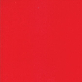 Bettys Red from the Bella Solids collection by Moda Fabrics. 100% Medium Weight Quilting Cotton.