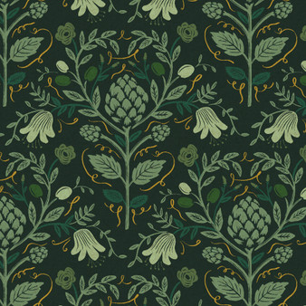 Artichoke Hunter from the Dahlia fabric collection designed by Anna Bond for Rifle Paper Co. RP1606-HU3CM