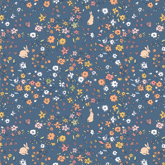 Somebunny Special from the Bedtime Stories quilting fabric collection designed by Elizabeth Chappell for Art Gallery Fabrics. 100% cotton quilting fabric, ideal for quilting, patchwork and dressmaking BES31106