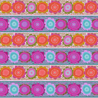 Line Dance Bouquet from the Perennial Borders quilting fabric collection designed by Anna Maria Textiles for Northcott. 100% cotton quilting fabric, ideal for quilting, patchwork and dressmaking AMT135-82V