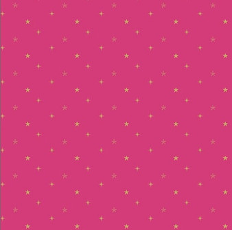 Starry Sky Pink from the Christmas in the City fabric collection designed by AGF Studio for Art Gallery Fabrics. 100% OEKO-TEX Certified Standard Quilting and Patchwork Cotton Fabric CHC25803
