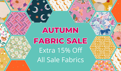 Autumn Fabric Sale 2023: Get an Extra 15% Off All Sale Fabrics This Weekend