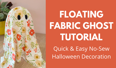 Floating Fabric Ghost Tutorial: Quick and Easy No-Sew Halloween Decoration