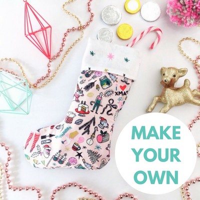 DIY Bright and Colorful Paper Christmas Stockings – Studio Xtine