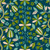 Front Parlor Dark Teal from the Corsage quilting fabric collection designed by Jen Hewett for Ruby Star Society. 100% cotton quilting fabric, ideal for quilting, patchwork and dressmaking RS6057-14