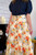 Skirt made using Painted Prairie Six from the Listen to Your Heart quilting fabric collection designed by Sharon Holland for Art Gallery Fabrics. 100% cotton quilting fabric, ideal for quilting, patchwork and dressmaking TRB-6003