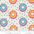 Doughnuts Cream from the Snack Shack quilting fabric collection designed by Crystal Manning for Moda Fabrics. 100% cotton quilting fabric, ideal for quilting, patchwork and dressmaking 11944-11