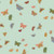 Butterfly House Mint from the English Rose quilting fabric collection designed by Anna Bond for Rifle Paper Co. 100% cotton quilting fabric, ideal for quilting, patchwork and dressmaking 