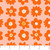 Blooms Orange from the Joyful June collection designed by Sarah Hearts for Figo Fabrics. 100% medium weight quilting cotton ideal for quilting, patchwork and dressmaking 91116-56