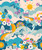 Best Day Ever Teal Panel from the Best Day Ever quilting fabric collection designed by Melody Miller for Ruby Star Society. 100% cotton quilting fabric, ideal for quilting, patchwork and dressmaking RS0103-14